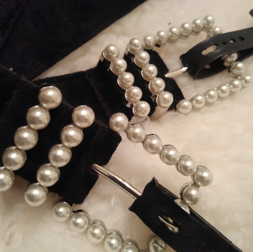 I.N.C. International Concepts imitation pearl belt - Picture 6 of 7
